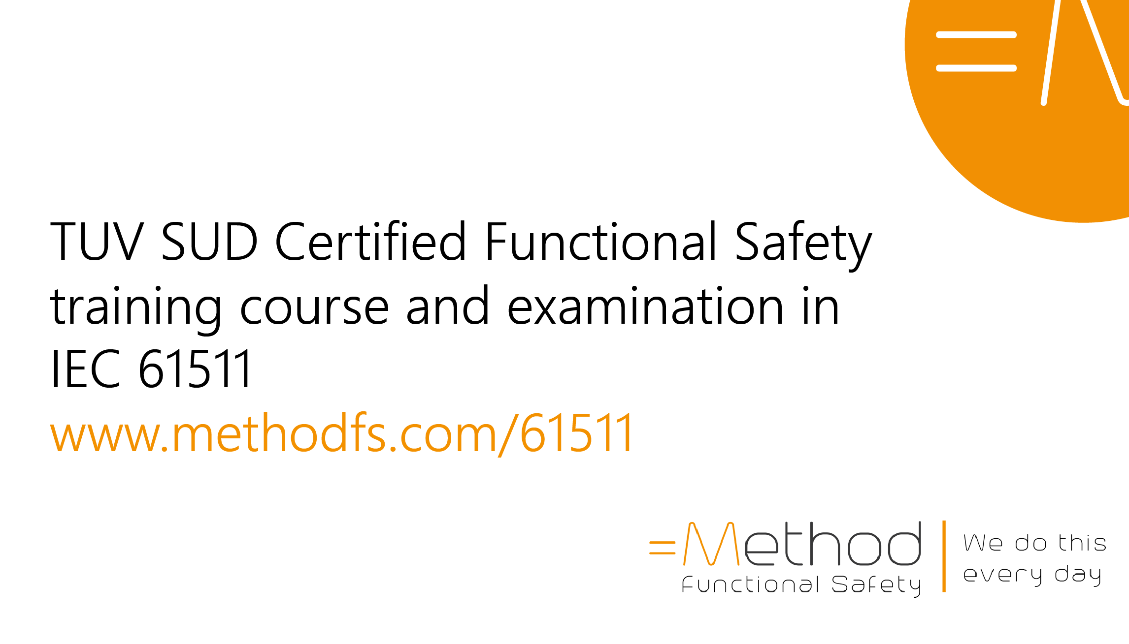TUV Certified 61511 Functional Safety training IChemE Approved