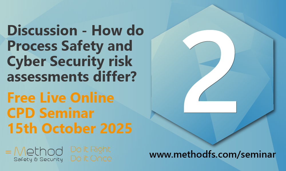 How do process safety and cyber security risk assessments differ